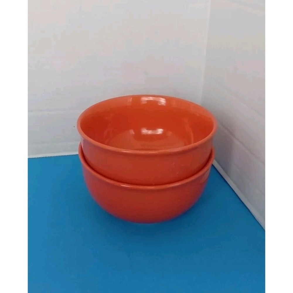 Royal Norfolk Orange 6" Soup Cereal Bowl Stoneware BOHO MCM